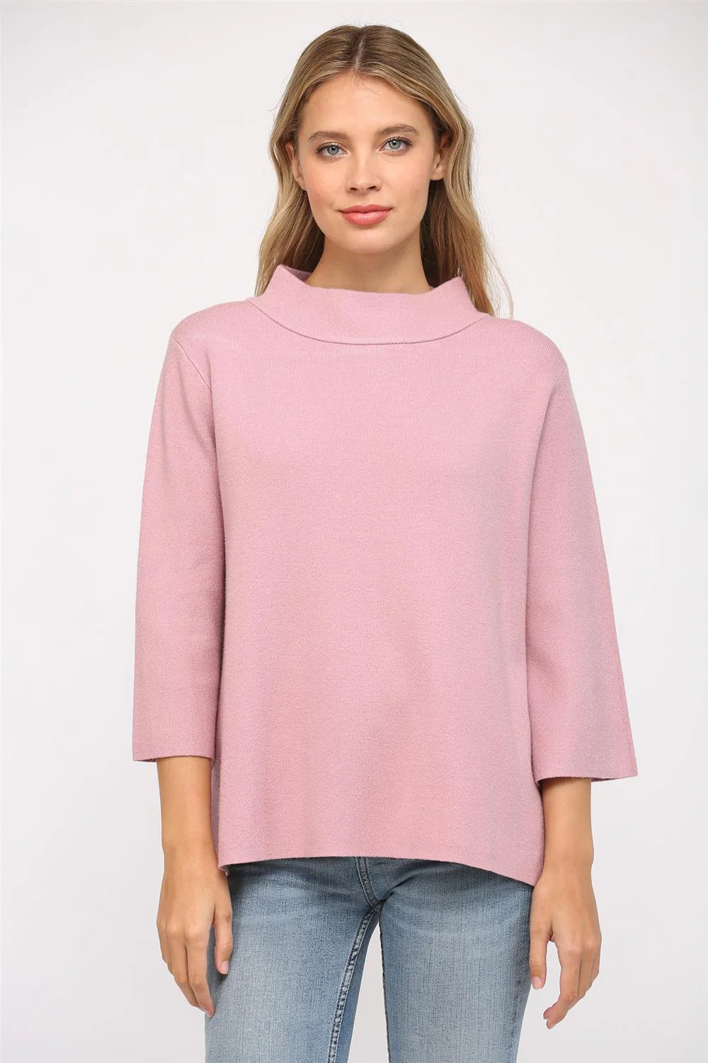 Signature Mock Neck Sweater