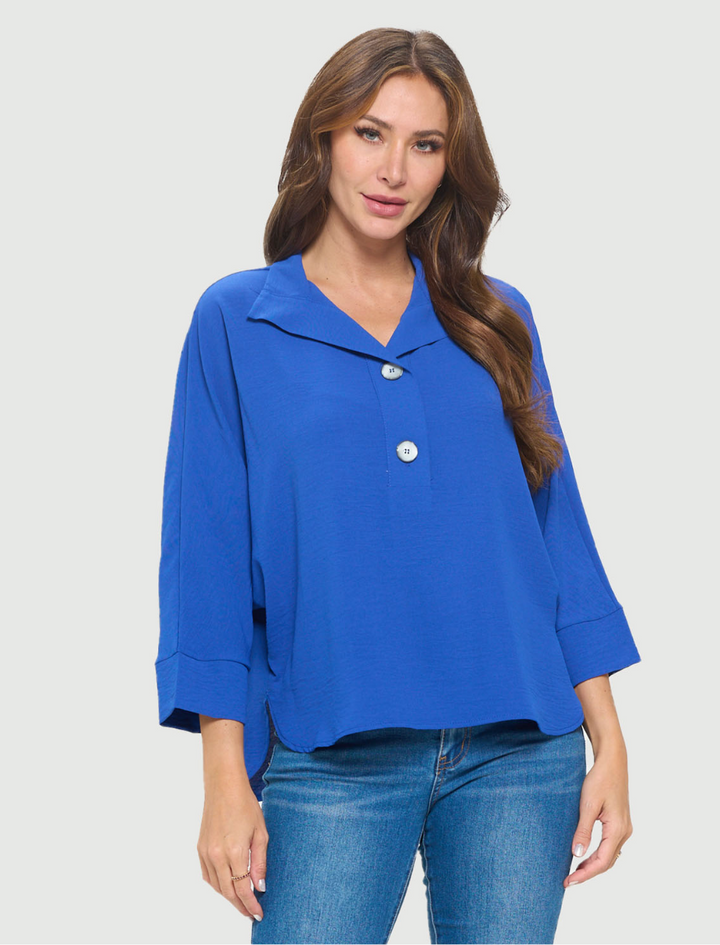 Easy Breezy Button Top