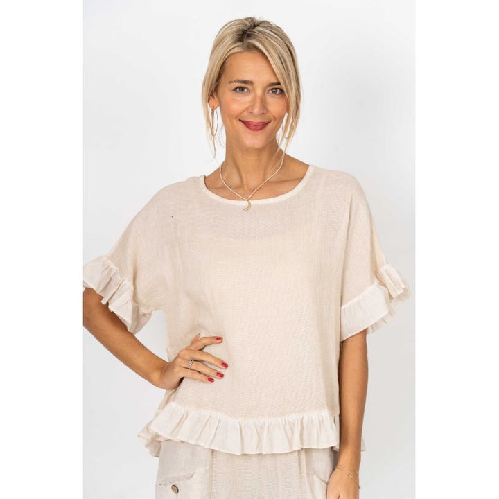 Ruffled Edge Top