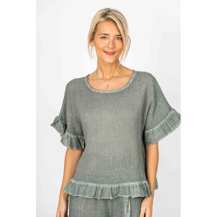 Ruffled Edge Top