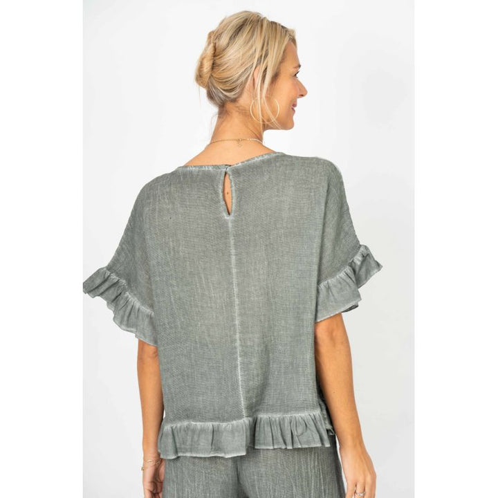 Ruffled Edge Top