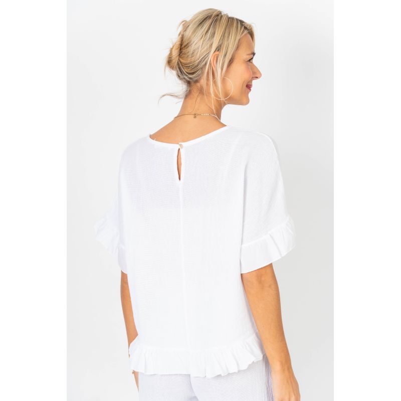 Ruffled Edge Top