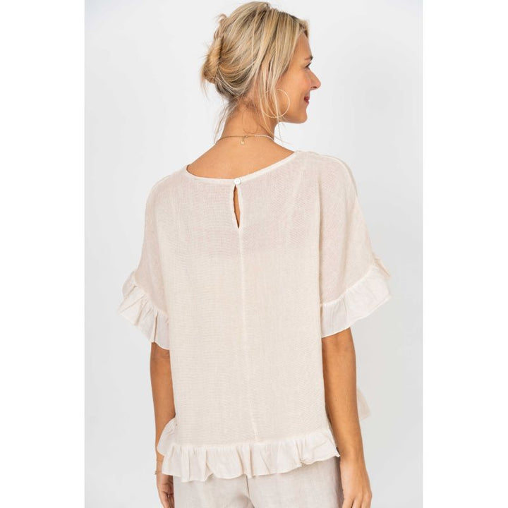 Ruffled Edge Top