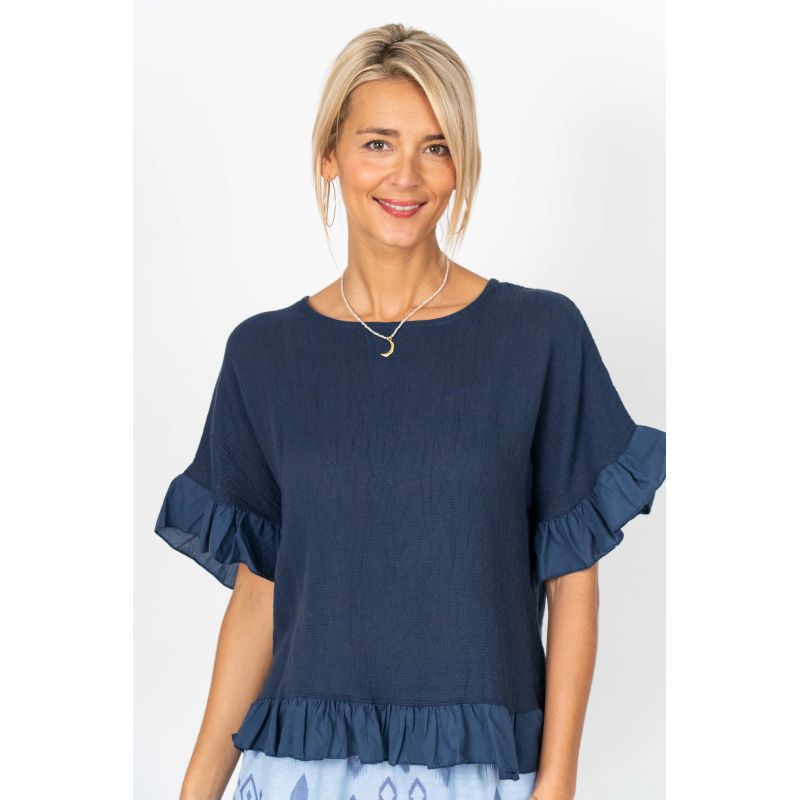 Ruffled Edge Top