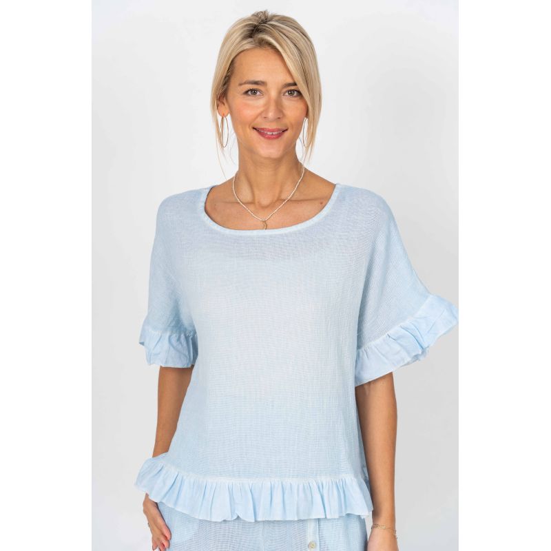 Ruffled Edge Top