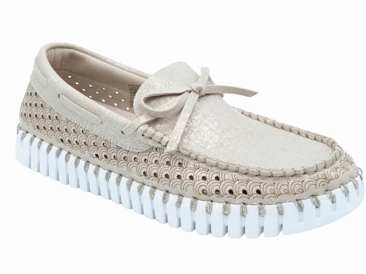 Metallic Tulip Sailor Shoe