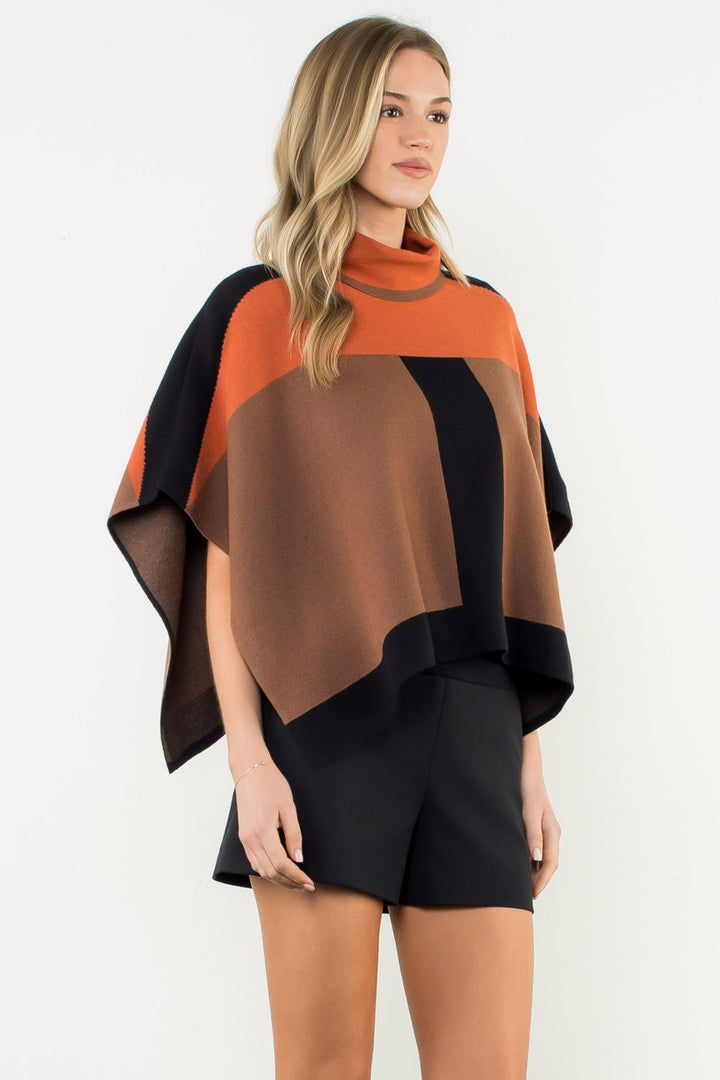 Pumpkin Spice Poncho