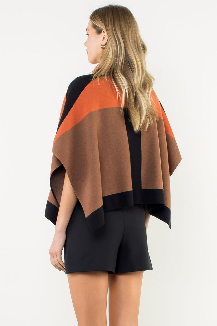 Pumpkin Spice Poncho