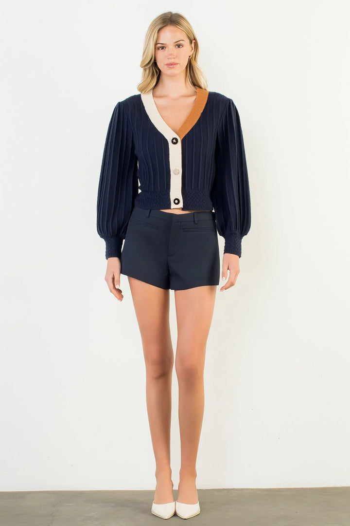 Cassie Color Block Cardigan