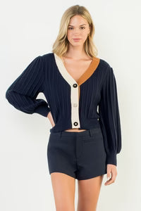 Cassie Color Block Cardigan