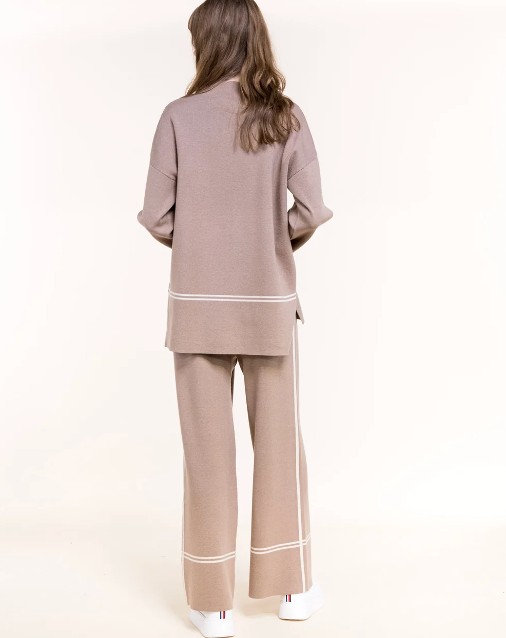 Tonal Stripe Mock Neck Sweater by Original - view 11