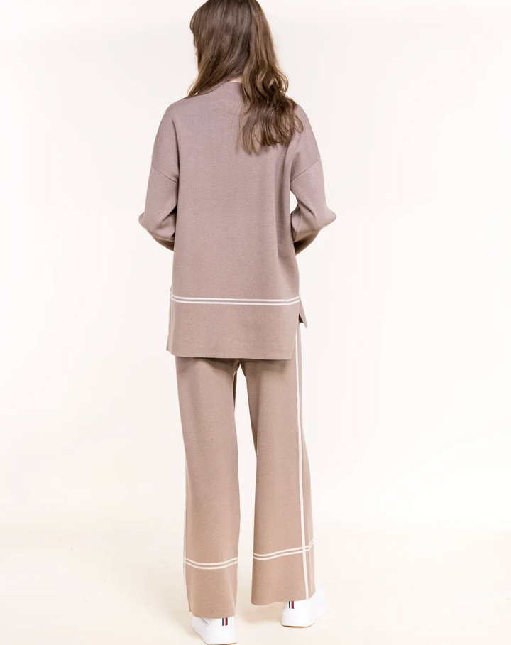 Tonal Stripe Mock Neck Sweater by Original - view 11
