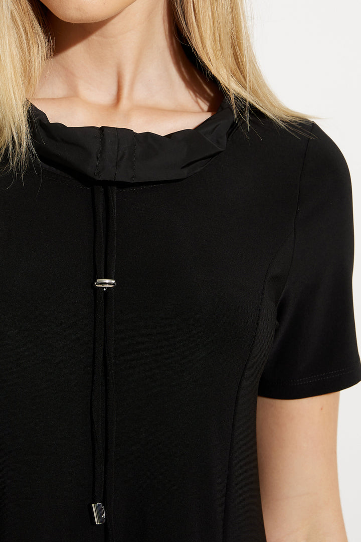 Double Take Pocket Dress, Black, FINAL SALE
