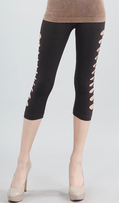 Cut It Out Cropped Legging