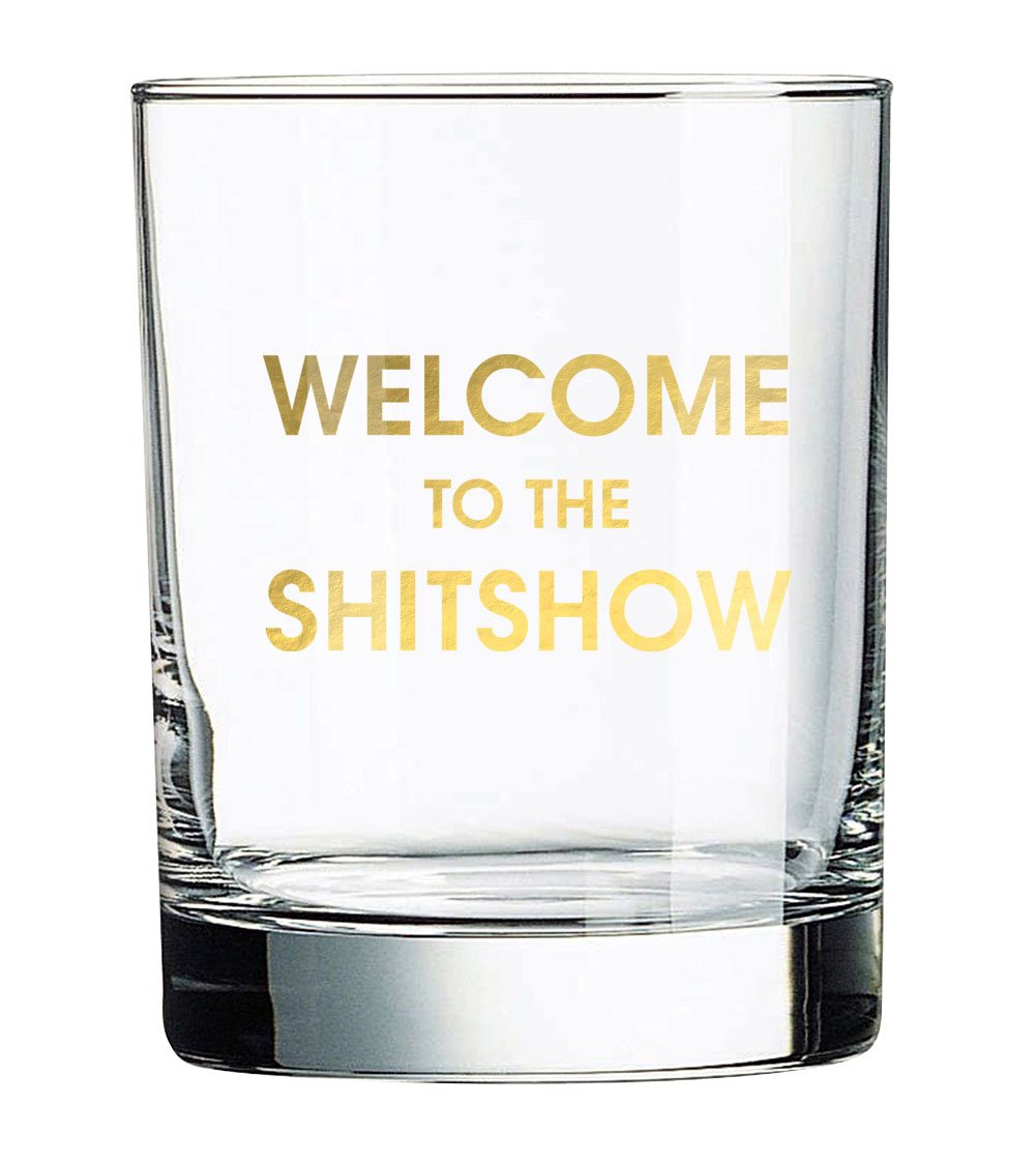 Welcome To The Show Rocks Glass