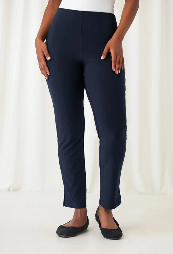 Narrow Pant Midi, Navy