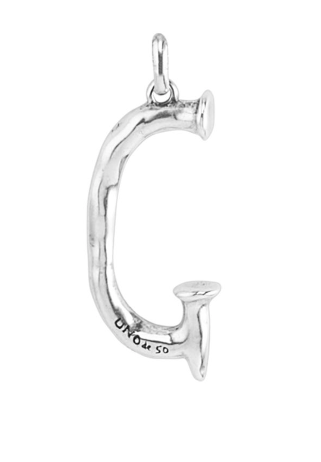 Large Silver Letter Charms