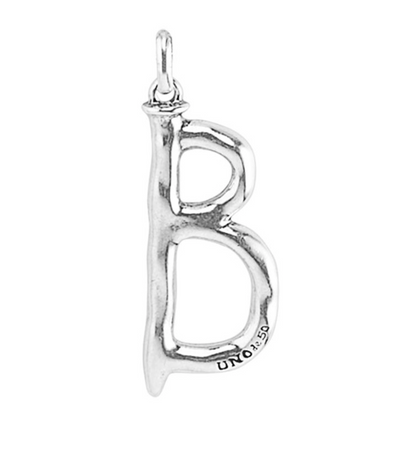 Large Silver Letter Charms