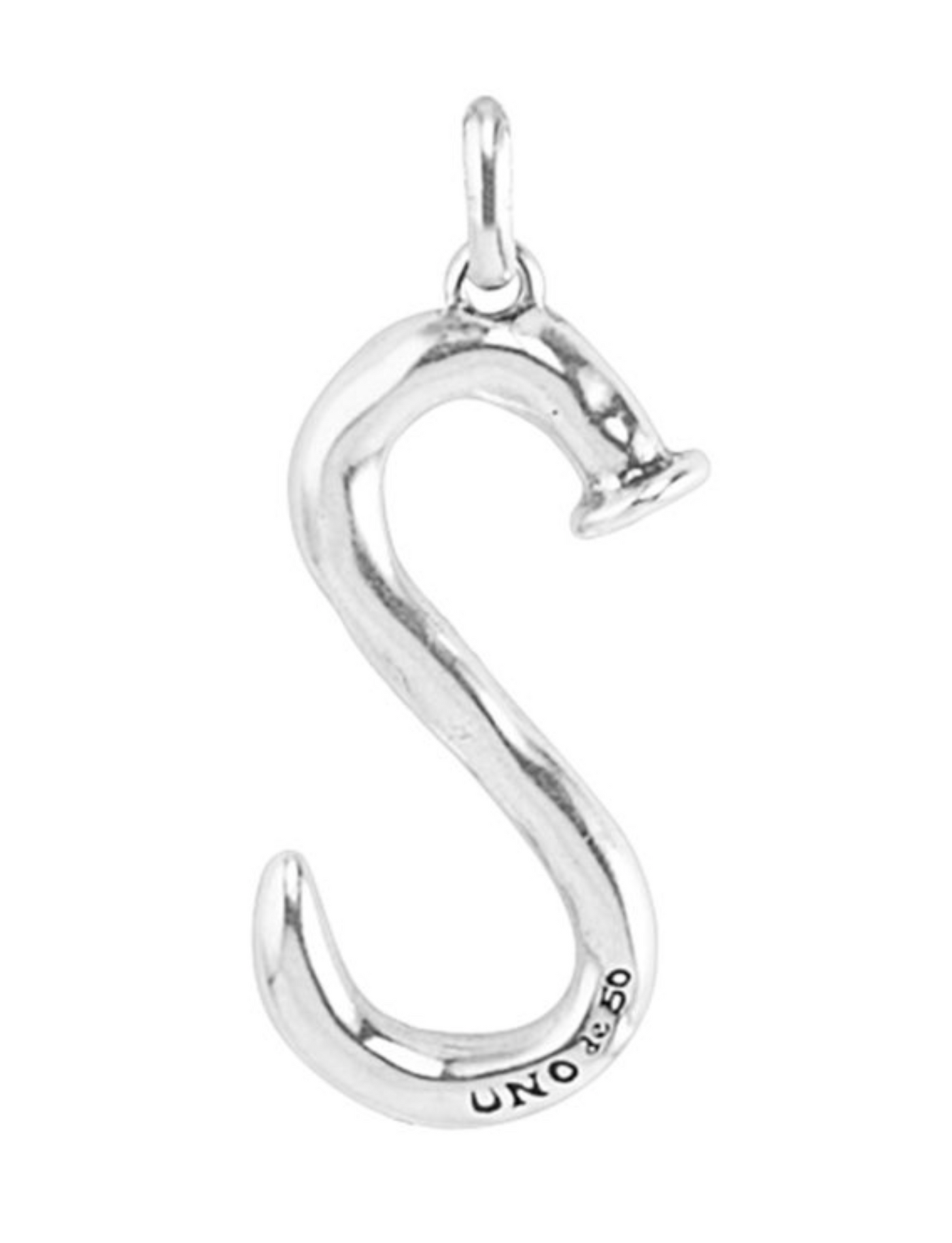 Large Silver Letter Charms