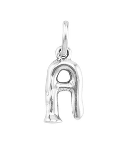 Small Silver Letter Charms