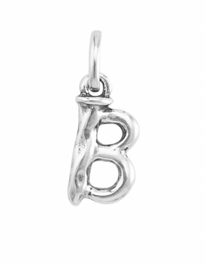 Small Silver Letter Charms