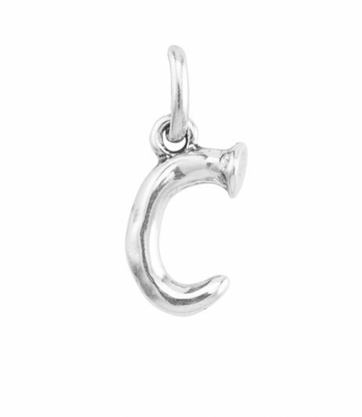 Small Silver Letter Charms