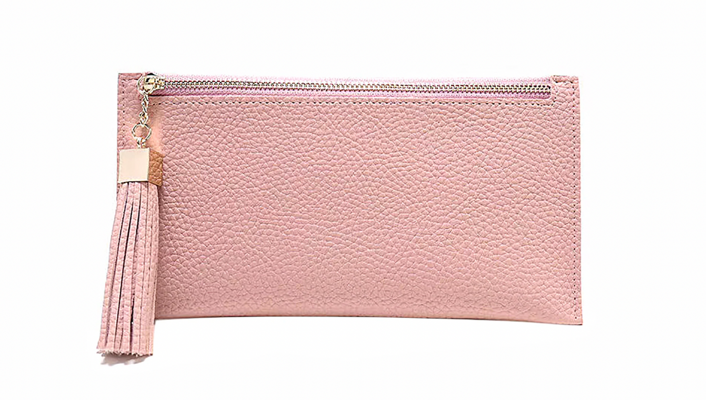 Tassel Wallet, Blush Pink