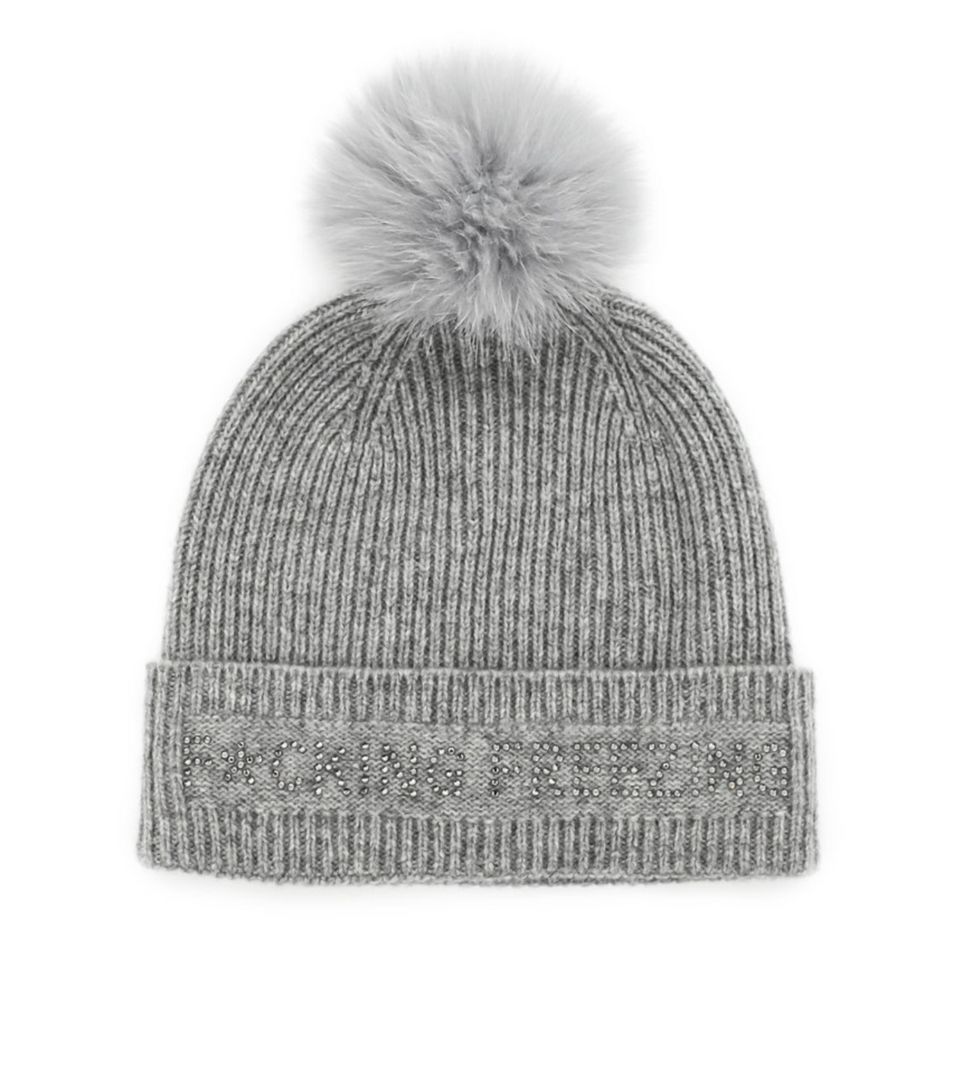 F*cking Freezing Pom Pom Hat, Grey