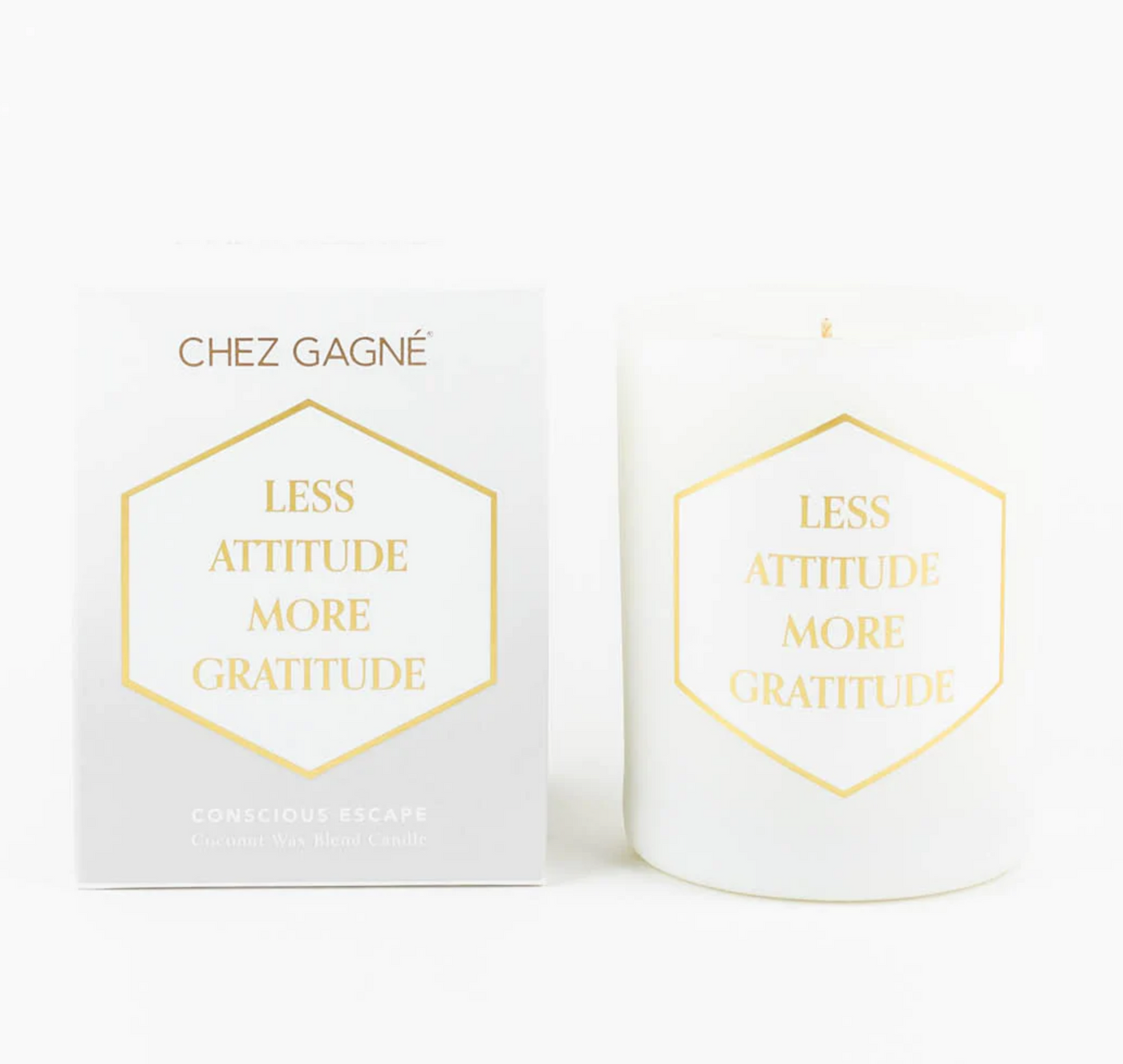 Less Attitude More Gratitude Candle