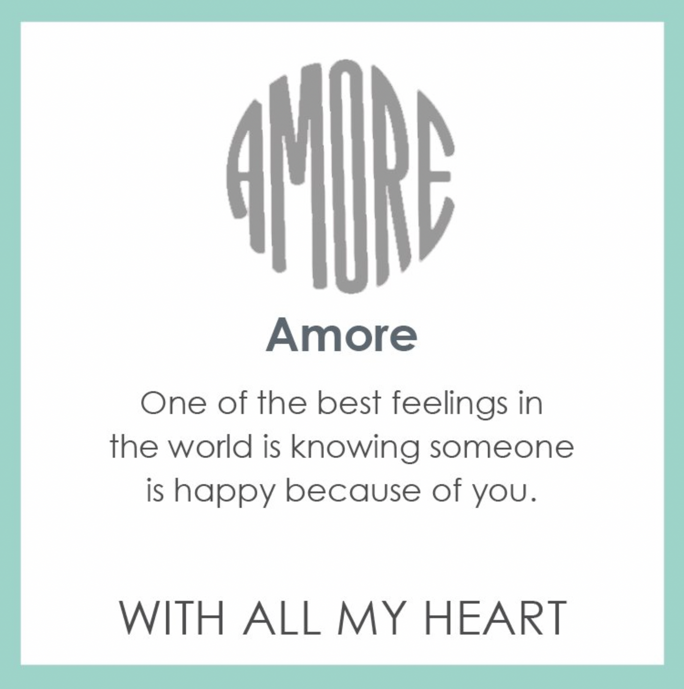 Amore Small Pendant, Ivory