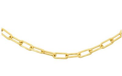 Oval Gold 3.5mm 24" Chain