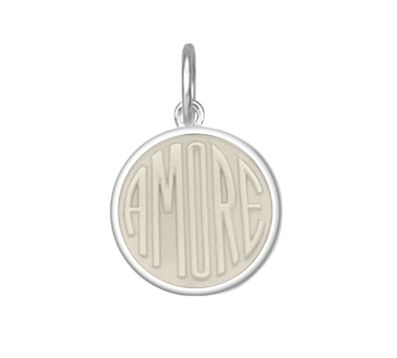 Amore Small Pendant, Ivory