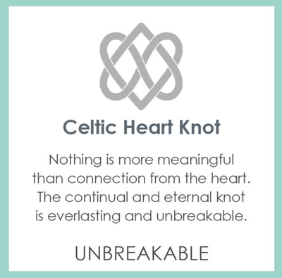 Celtic Knot Medium Pendant, Alpine White