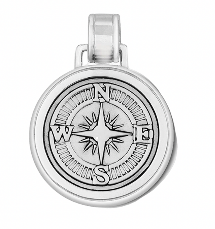 Compass Rose Pendant, Large, 35MM