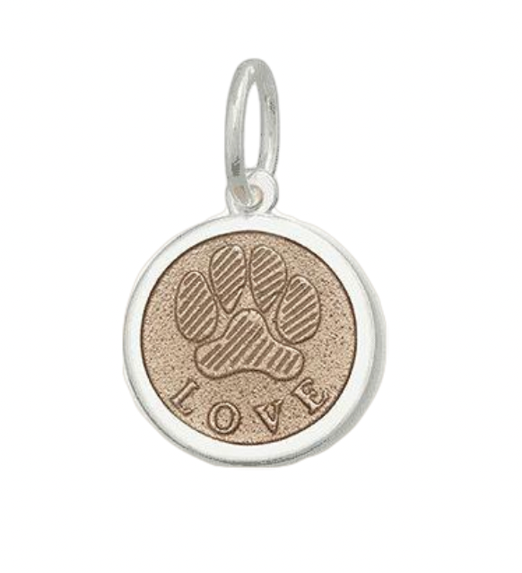 Paw Print Pendant, Mini, 15mm