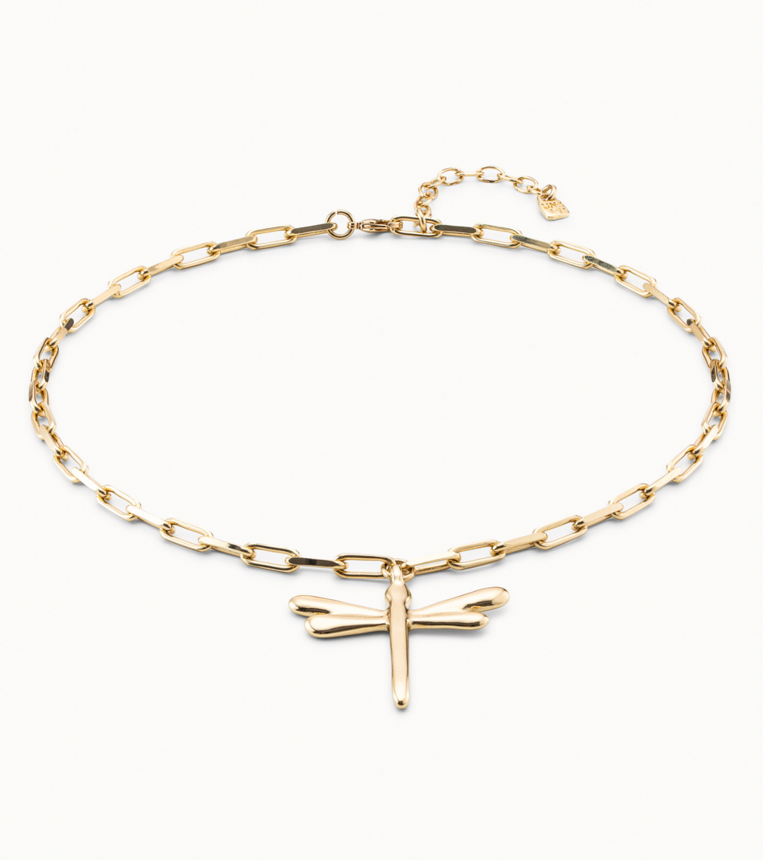 Freedom Dragonfly Necklace, Gold