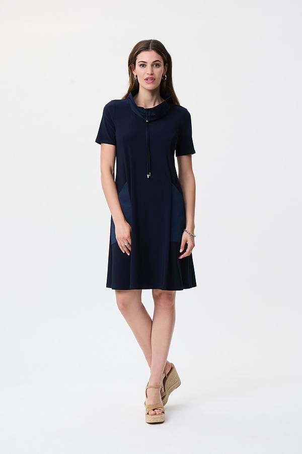Double Take Pocket Dress, Midnight Blue