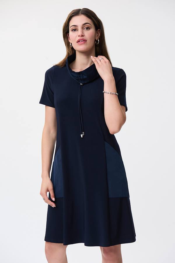 Double Take Pocket Dress, Midnight Blue